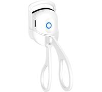 Bigodino elettrico riscaldato, piegaciglia portatile ricaricabile tramite USB, con 2 modalità di riscaldamento, clip per ciglia per trucco e arricciature naturali, per una lunga durata (bianco)