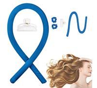 Bigodino Lungo per Boccoli, Heatless Hair Curler,Fascia Boccoli Capelli Senza Calore, Heatless Curlers, Lunghi per Capelli Medi, Spugna Bigodini Pigro Set Per Dormire Durante La Notte