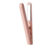 Bigodino per capelli in ceramica, piastra per capelli in ferro | Piastra per capelli in ceramica, bigodino per styling - Piastra per capelli e arricciacapelli portatile 2 in 1 per amici, famiglie, rag