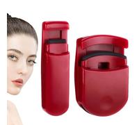 Bigodino per ciglia con cuscinetti - curatore per ciglia portatile, strumento di bellezza | Impugnatura ergonomica design ergonomico, cuscinetti in silicone di sostituzione bonus suminis