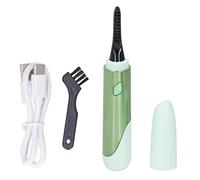 Bigodino per Ciglia Ricaricabile, Tampone Silicone di Tipo C Carico a Lungo Termine 4 Impostazioni di Temperatura Ciglia Riscaldate per Salone di Bellezza (Roseo) (GREEN)