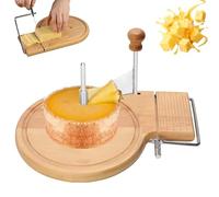 Bigodino per formaggio in legno di faggio, bigodino girolle con fiore di formaggio originale, bigodino Tete de Moine, spessore regolabile, macchina per radere il cioccolato senza coperchio