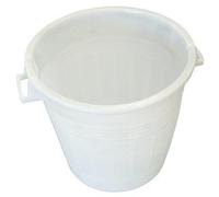Bidone portarifiuti Bianco industriale 100 litri Drums tamburo rifiuti pattumier