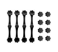 BIGP Fibbie Magnetiche per Friggitrice ad Aria, 12 Pezzi Clip in Silicone Resistente al Calore per Fissare la Carta Forno, Accessori per Evitare Scorrimento e Previene Bruciature (Nero)