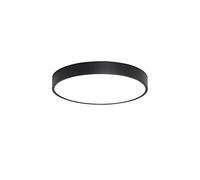 BigPinwheel Minimalist LED Colorful Macaron Plafoniera, Lampada da soffitto moderna nordica da incasso Creativa, 3 temperature di colore, Camera da letto, Sala da pranzo, Soggiorno (Black, 30cm)