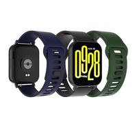 Bigqin 3 Pezzi Cinturino Replacement for Xiaomi Redmi Watch 5 Active/Watch 5 Lite/Huawei Watch GT 5/4 46mm Impermeabile Cinturini in Morbida con Fibbia per Uomo e Donna Polso 5,5"-8,7".