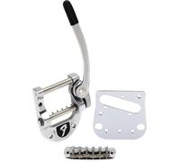 Bigsby "F" Logo B5 Vibrato Kit per Fender Telecaster, Alluminio Lucido