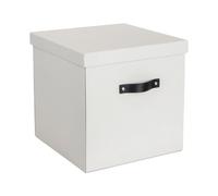 Bigso Box Logan Scatola Portaoggetti da Ufficio Organizer Grigio 31,5 x 31 cm