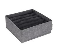 Bigso Box of Sweden Organizer cassetto piccolo - Organizer armadio cassetti con 6 scomparti - Divisore cassetto per armadi e cassetti - Ideale per oggetti piccoli - grigio