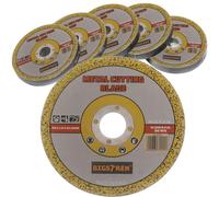 BIGSTREN Disco da taglio in metallo, 125 x 1 mm, sottile, forte, set da 50 pezzi