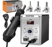 Stazione Saldatura Saldatrice a Aria Calda Temperatura Regolabile Display