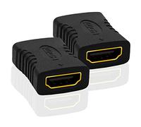 BIGtec Adattatore HDMI prolunga connettore 2 pezzi femmina a femmina 8K 4K Ultra HD UHD 3D Full HD 1080p HDR ARC 8K @60Hz/4K @120Hz ad alta velocità con Ethernet