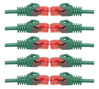 BIGtec, cavo di rete ethernet (2 RJ45, cat.5e, cavo patch UTP, 1000 Mbit/s, adatto per switch, connessioni DSL, router, modem, WAP)