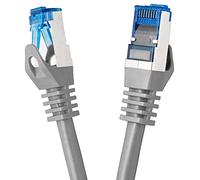 BIGtec Cavo Ethernet CAT 7 Cavo Lan 20m Cavo di Rete RJ45 Cavo Patch grigio 20 Metri Gigabit POE PC Gaming-Cavo Accessori PS5 compatibile PS4 xBox Switch Ethernet Router Smart TV Box NAS