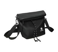 BIGULA Borsa a tracolla giapponese casual borse a tracolla spaziosa pratica tessuto petto pack con tracolla regolabile per uso quotidiano borsa da viaggio, Nero , One Size