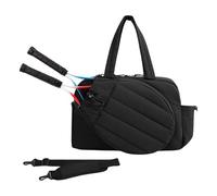 BIGULA Borsone sportivo unisex impermeabile in nylon imbottito per racchette, multi-tasca, organizer da palestra e viaggi, elegante borsone da palestra unisex