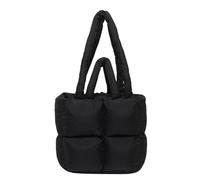 BIGULA Elegante borsa a tracolla da donna in nylon elegante borsa a tracolla casual spaziosa borsa per uso quotidiano e viaggio elegante borsa da donna, Nero , One Size