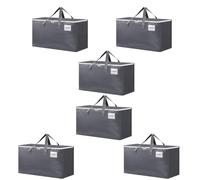 BIGULA Grande borsa da trasporto extra resistente con comoda maniglia per riporre oggetti pesanti per imballaggi forniture per lo spostamento di campeggio, grigio, Taglia unica