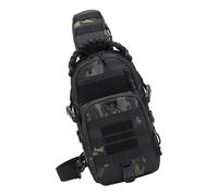 BIGULA Grande Capacità Pesca Attrezzatura Borsa Multifunzionale Esche Da Pesca Borsa Petto Ciclismo Crossbody Outdoor Sport Zaino, C, Taglia unica