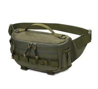 BIGULA Marsupio antispruzzo Borsa da pesca Borsa da Petto Pesca All'aperto Viaggi Borse Sportive Marsupio per Uomo Donna, A