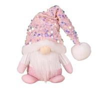 BIGULA Piccolo giocattolo di Punsin della figurina dei nani adorabili con il cappello/vestito dei punti di colore per la decorazione domestica di Natale