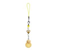 BIGULA Portachiavi a forma di cucciolo di cane, ornamento alla moda, elegante ciondolo per telefono in resina, regalo dell'amicizia per ragazze e proprietari di animali domestici, portachiavi da