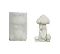 BIGULA Stampi in silicone per il corpo umano Stampi profumati Stampi in gesso Stampi in resina epossidica Corpo a fungo per la realizzazione di funghi rosa umana in silicone intonaco fatto a mano