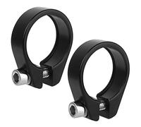 Bigxin 2Pcs Morsetto per Tubo della Bicicletta Morsetto per Bicicletta, Morsetto per Sella Morsetto per Reggisella, Morsetto per Sella in Lega di Alluminio 31,8 per Reggisella da 27,2 mm