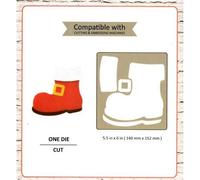 Bigz Scarpone Babbo Natale per Big Shot Sizzix