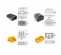 Bihr Set di connettori 8 canali Serie 090 FRKW tipo origine - 5 set completi