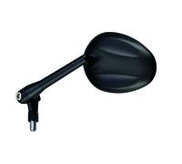 Bihr Specchio universale Pebble M10/125 - nero, nero