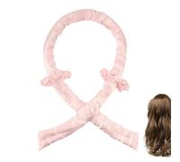 Biiange Bigodini per capelli senza calore, bacchetta arricciacapelli senza calore, senza calore, bigodini fai da te per dormire durante la notte (rosa)