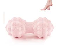 Biiange Palla massaggiante a forma di arachidi, doppia sfera per massaggio lacrosse, rullo per tessuti profondi, palla per massaggio muscolare con trigger point, per rilassamento miofasciale