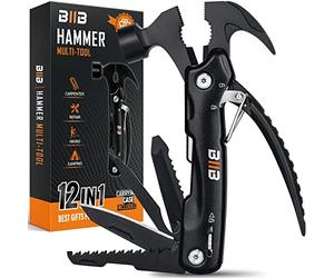 BIIB Regalo Uomo, 12 in 1 Multitool Gadget Utili, Idee Regalo Uomo Compleanno, Regali per Lui Attrezzo Multifunzione, Regalo Anniversario per Lui, Regali Originali Festa del Papa Idee Regalo