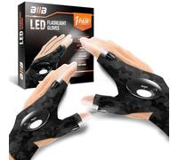 BIIB Regalo Uomo, Guanti con Luce LED, Regalo Uomo Compleanno, Regali per Papà Gadget Utili, Regalo Anniversario per Lui, Idee Regali per Lui Natale Originali