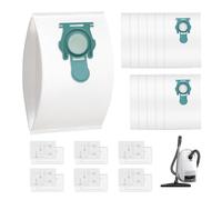 Biigdan 10 Sacchetti Aspirapolvere Ricambio Compatibile con Miele TU Guard L1 / Guard S1 / CO Guard M1, 4 Set Filtri in Cotone, Accessori Sacchi Raccoglipolvere
