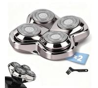 Biigdan Lama di ricambio PRO 4 Compatibile con Pitbull Skull Shaver,Pitbulls Gold PRO,Silver PRO,Diamond Pro,Platinum PRO,Butterfly Kiss PRO,Ametta per Rasoio a Testa Calva per Uomo(2 pezzi)