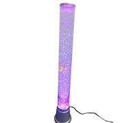 BiiKoon Lampada da Terra con Tubo A Bolle Sensoriali da 2,5 Piedi Lampada Notte for Camera dei Bambini LED Lampada Lava for Acquario Che Cambia Colore 7 Colori Regalo for ADHD