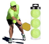 Biinnen - Palle da picklebal, palline da prelievo per biinna, 3 pezzi, attrezzature cave, accessori per palloni sportivi da 74 mm, per biinne all'aperto, giardini e parchi