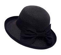 BIISDOST Cappello parasole unisex da donna, estivo, elegante, cappelli da sole, alla moda, cappello estivo, Nero , Taglia unica