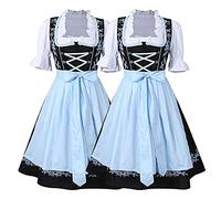 BIISDOST Dirndlbluse - Costume da donna da donna, modello Beer Performance, Blu, M