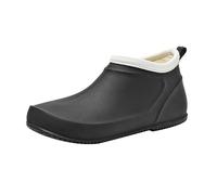 BIISDOST Stivali di gomma 2024 da donna temperamento England Rain Boots Mid Calf Boots Non Slip Wear Water Shoes Scarpe da donna indossate da collezione, Nero , 40 EU