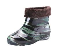 BIISDOST Stivali di gomma da uomo in cotone Rainboots Rubber Boots For Garden Man Rain Footwear Rain Shoes Scarpe da uomo blu, Ag., 41 EU
