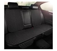 BIISVM Auto Anteriore Coprisedile Coprisedile Universale Per Auto, Protezione Anteriore, Posteriore Cuscino Per La Vita Tappetino Quattro Stagioni(1 set rear black)