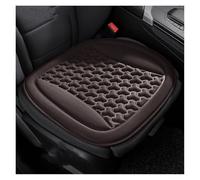 BIISVM Auto Anteriore Coprisedile Coprisedili Per Auto Traspiranti 3D Cuscini Design Convesso Per La Dissipazione Del Calore Set Completo Universale(Brown Seat Pad)