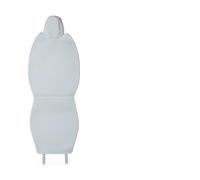 BIISVM Auto Anteriore Coprisedile Per Tesla Per Il Modello 3 /Y Cuscino Imbottito Per Sedile In Flanella Accessori Per Decorare Interni Modificati Per Auto(WHITE 1piece)