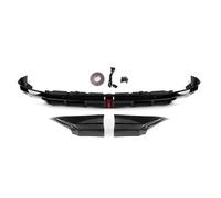 BIISVM Coda Boot Spoiler Laterale Splitter Angolo Copertura Paraurti Posteriore Diffusore Labbro con Luce Freno LED per Civic 11th 2022 2023-2025 Labbro Paraurti Posteriore Splitter