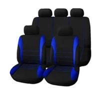 BIISVM Coprisedile Coprisedili Auto in Poliestere per Civic per City per CRV per CRZ per Accord per Elysion per Fit per Jade per Jazz(Full Set Blue)