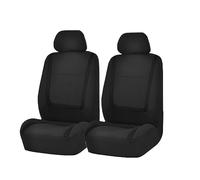 BIISVM Coprisedile Coprisedili per Auto per Chevrolet per Evanda per Blazer per Cruze per Captiva per Corvette per Aveo per Impala(ZT02-2Seats-Black)