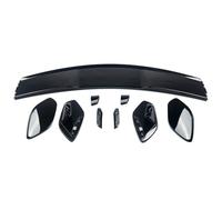 BIISVM per Benz W177 per AMG per Linea 2019- per A 45 A180 A200 A220 A250 con Silenziatore Scarico Punta Paraurti Posteriore Lip Diffusore Labbro Paraurti Posteriore Splitter